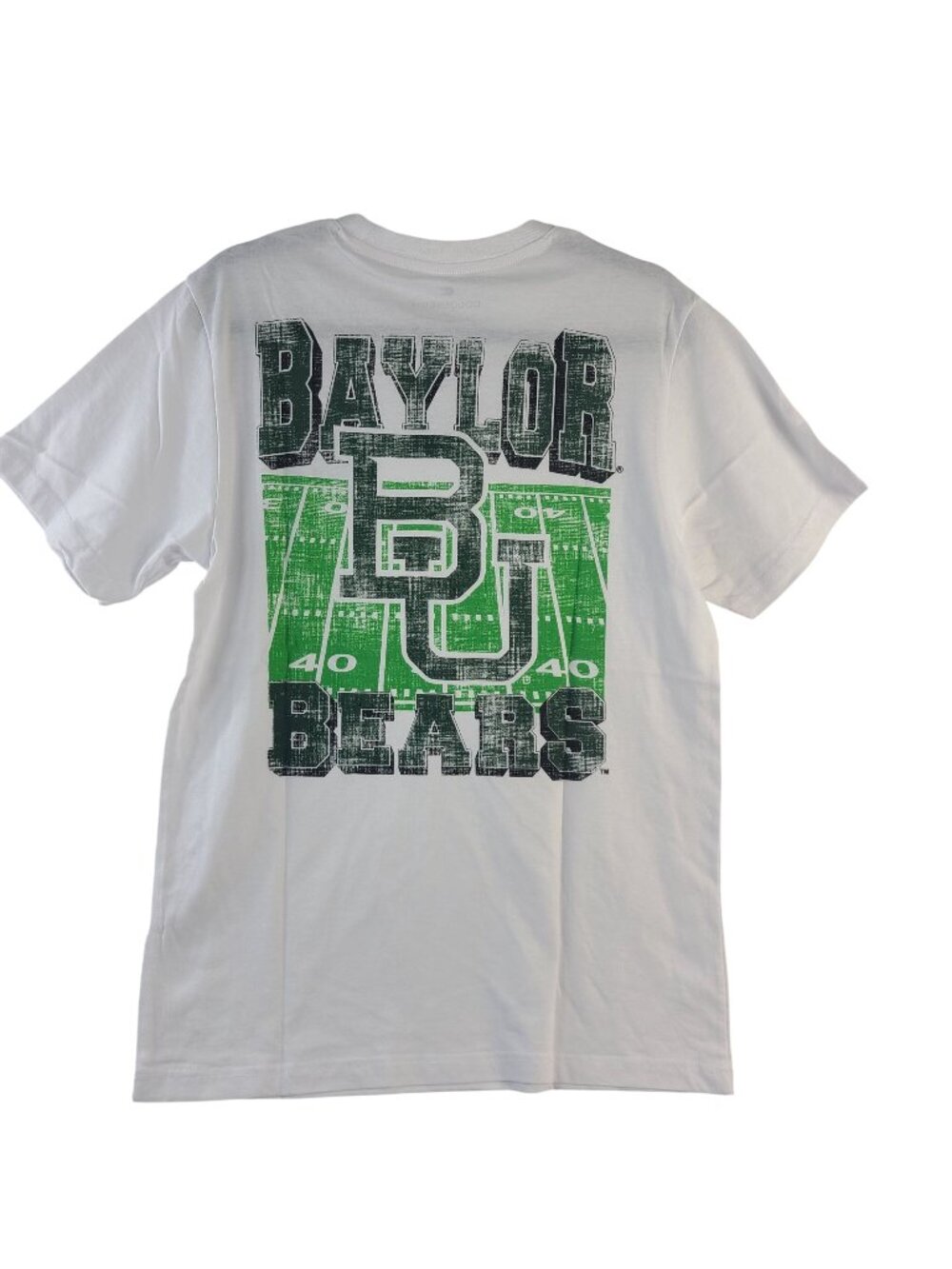 NEW Colosseum Baylor Bears White Graphic T-Shirt Sz Medium 100% Cotton